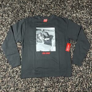 Full Send x Snoop Dogg  Nelk Boys Black Pullover Crewneck Men’s Sz M New NWT